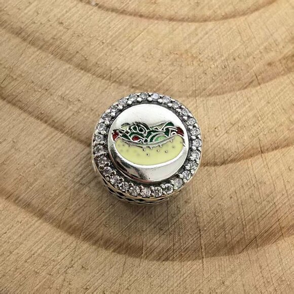 Pandora Chicago Exclusive Oktoberfest Bratwurst Festival Button Charm Jewelry